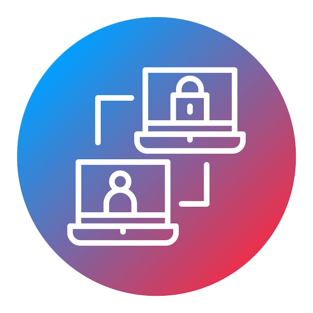 Network Access Control icon vector image Can be used for Networking