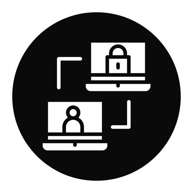 Network Access Control icon vector image Can be used for Networking
