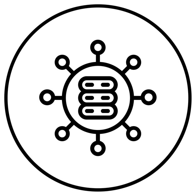 Network Data Protection Icon