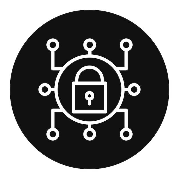 Network Encryption icon vector image Can be used for Networking