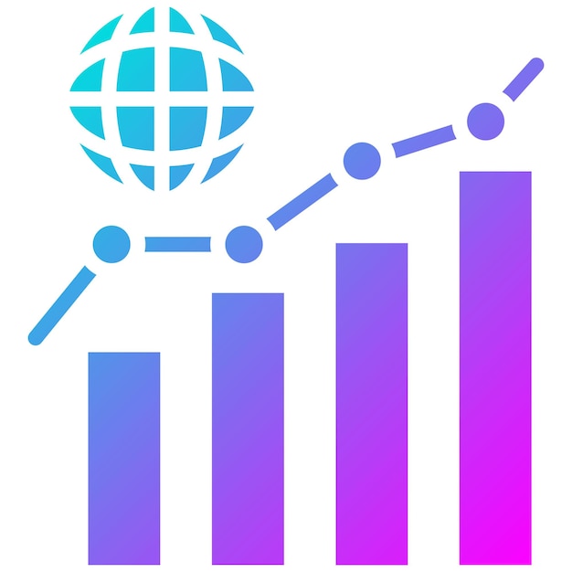 network growth vector icon can be used for networking iconset