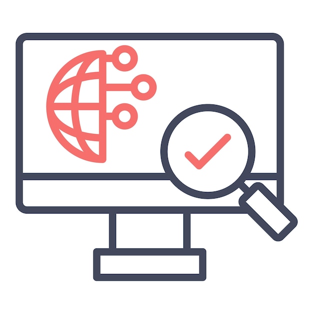 Network Standardization Vector Illustration Style