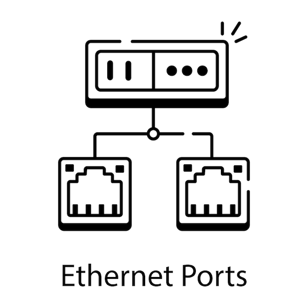Networking Linear Icon