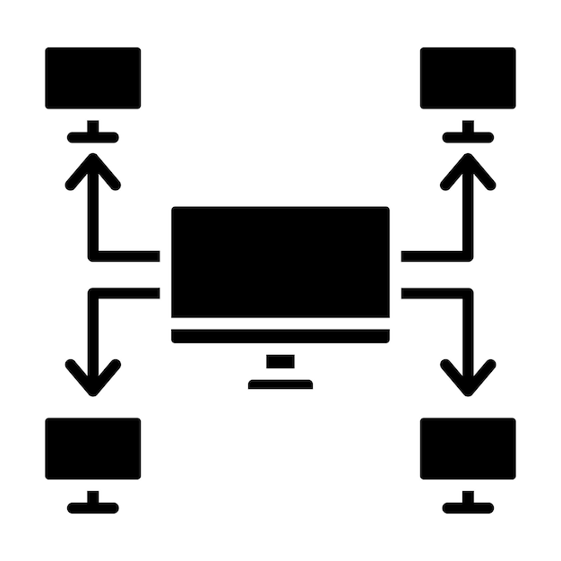 Networking Vector Illustration Style