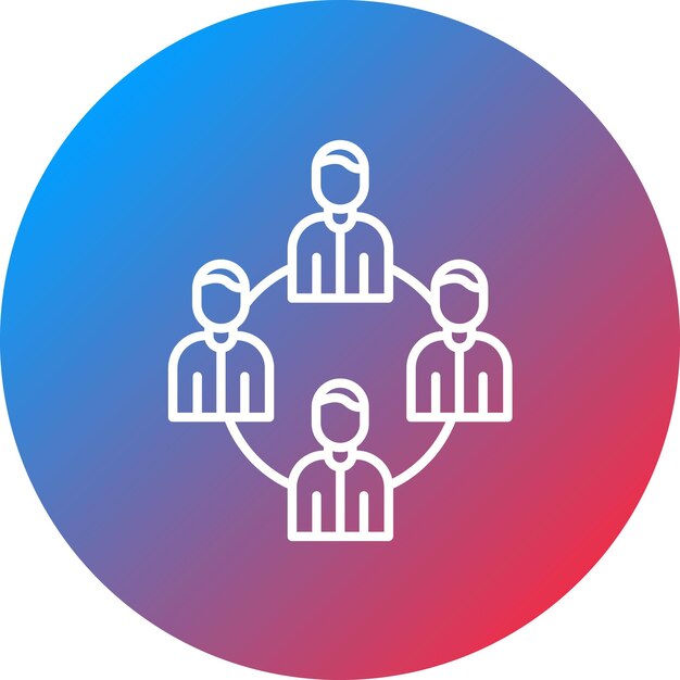 Networking with People icon vector image Can be used for Home Based Business