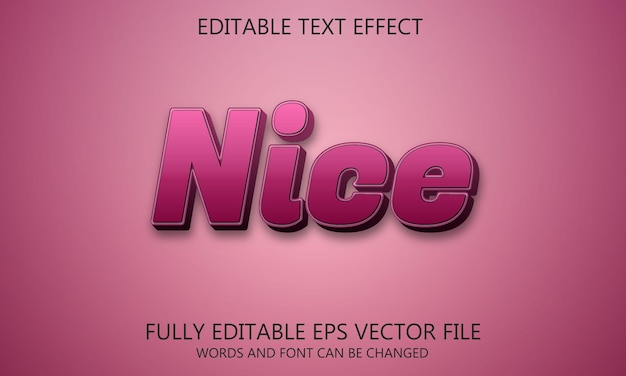 nice text effect