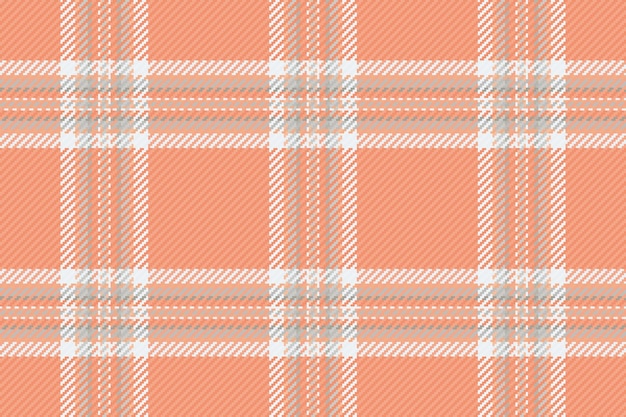 no people check texture pattern rural background vector plaid lovely textile tartan fabric seamless in orange and white colors