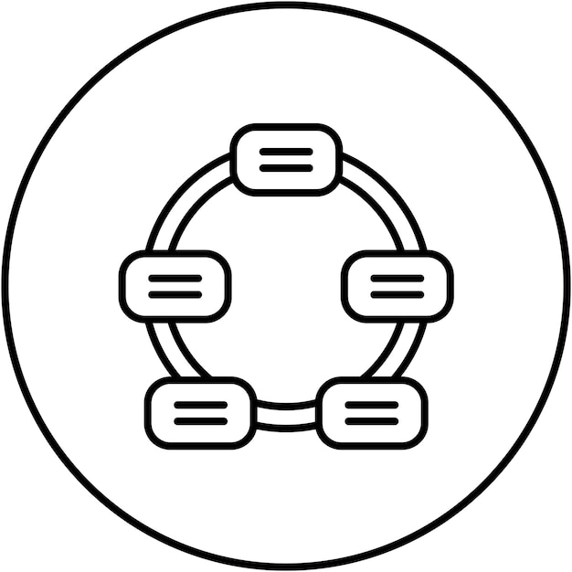nondirectional cycle icon vector image can be used for infographic