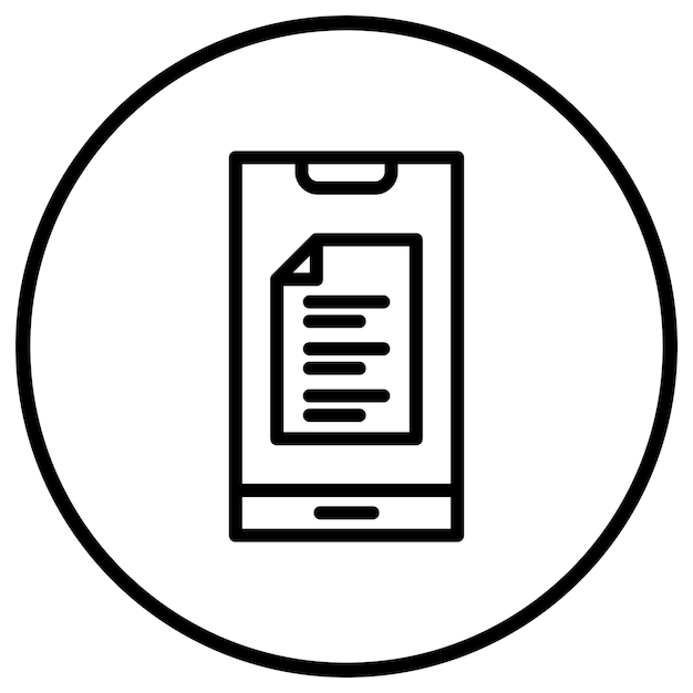 Note Vector Icon Design Illustration