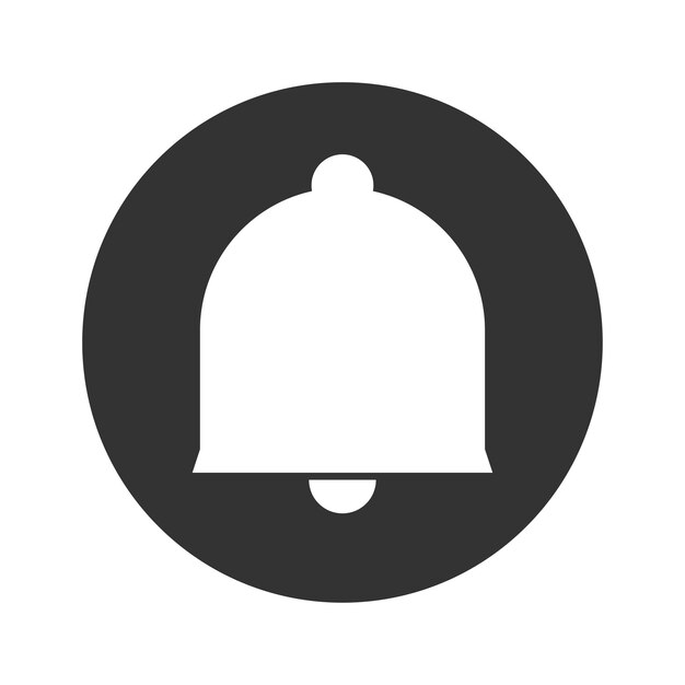 Notification bell iconvector sign Symbol logo illustration