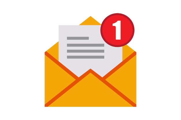 notification message envelope mail