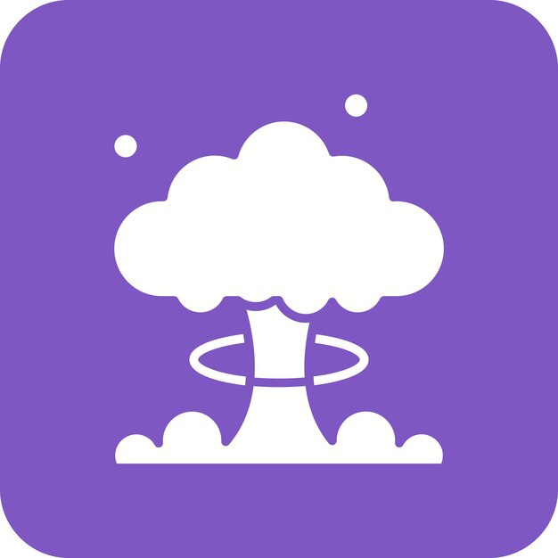 Nuclear Explosion icon vector image Can be used for Pollution