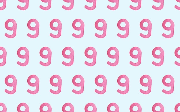 number seamless pattern watercolor room watercolour watercolor background seamless background