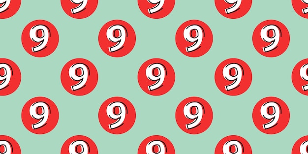 number the pattern seamless pattern a pattern of numbers different numbers on a colored