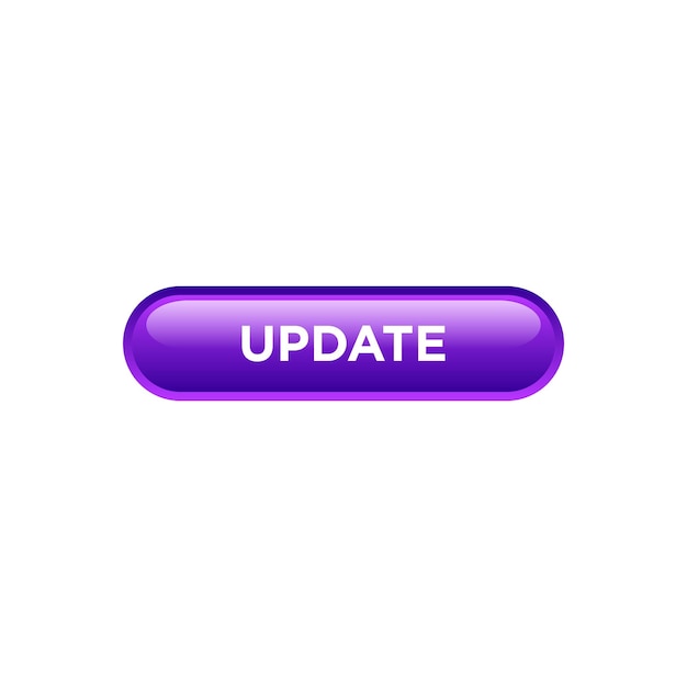 Nút cập nhật mẫu vector trang web