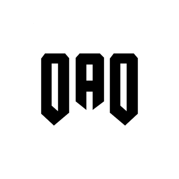 OAO letter logo design for technology company OAO logo design black and white color combination OAO logo OAO vector OAO design OAO icon OAO alphabet OAO typography logo design