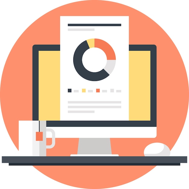 Office flat web icon