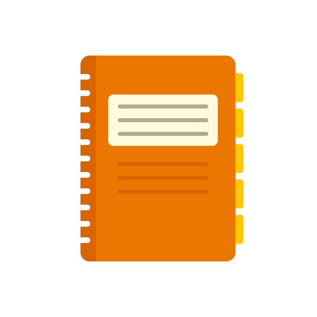 office manager folder icon flat illustration of office manager folder vector icon isolated on white background
