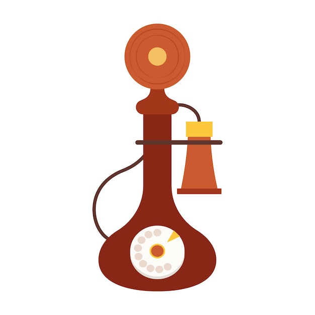 old media television and communication technology icons set
