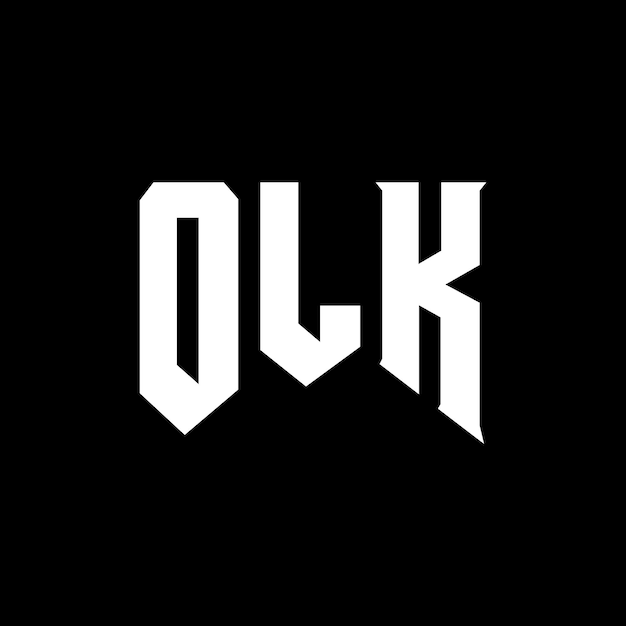 OLK letter logo design for technology company OLK logo design black and white color combination OLK logo OLK vector OLK design OLK icon OLK alphabet OLK typography logo design