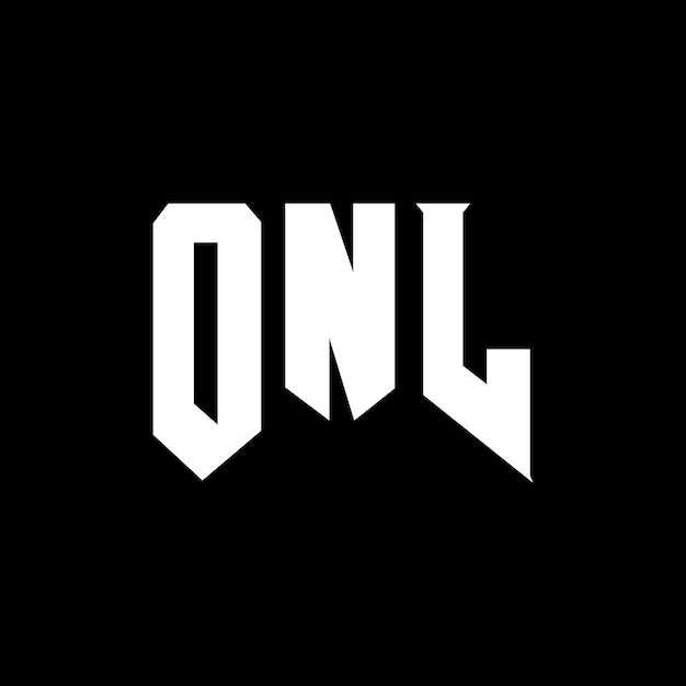 ONL letter logo design for technology company ONL logo design black and white color combination ONL logo ONL vector ONL design ONL icon ONL alphabet ONL typography logo design