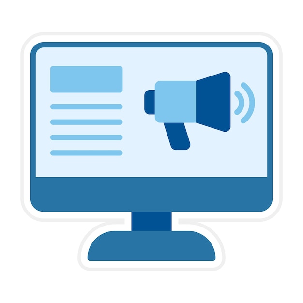 Online Ads icon vector image Can be used for Coding and Development