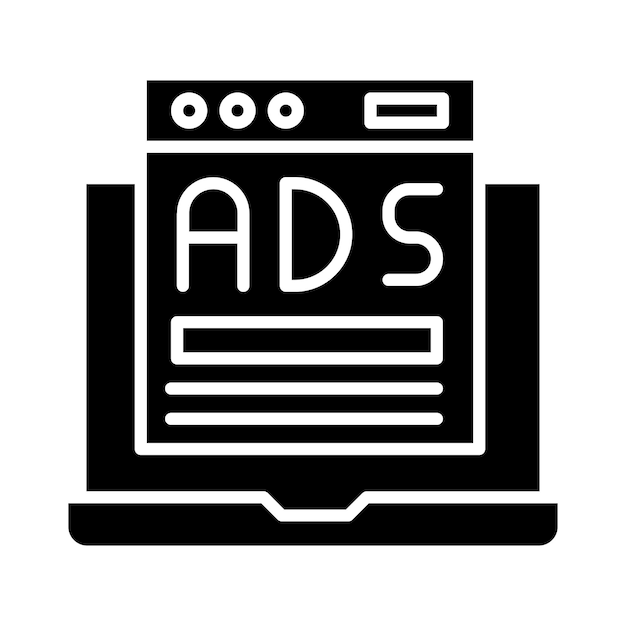 Online Ads Vector Illustration Style