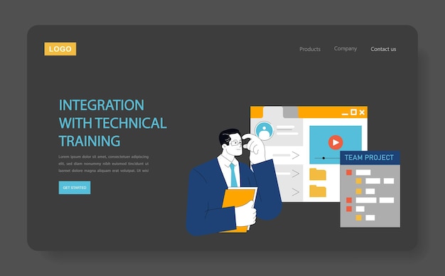 online corporate training concept a professional enhancing skills through an elearning platform