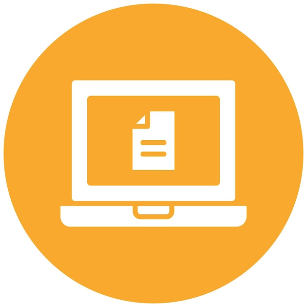 online document vector icon design illustration