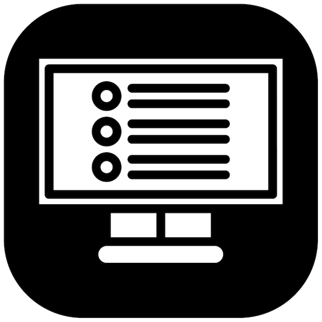 Online Exam Vector Illustration