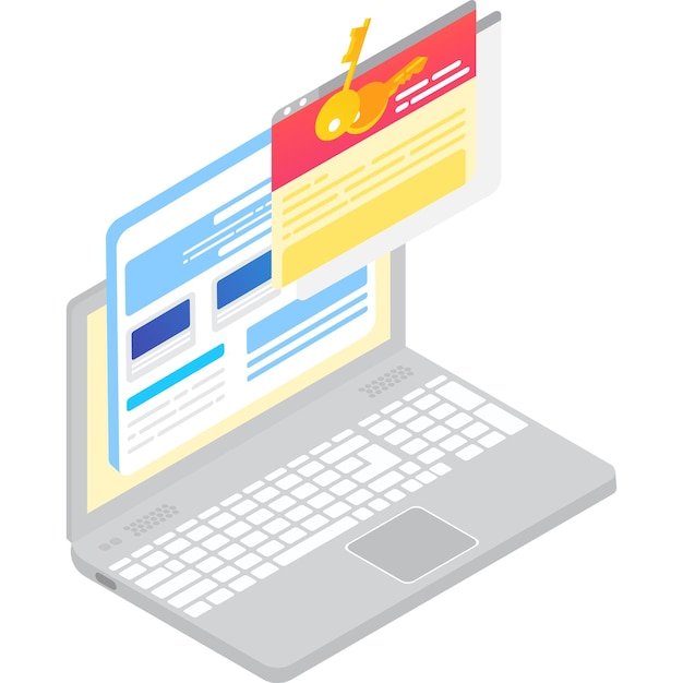 online key word vector keyword 3d icon