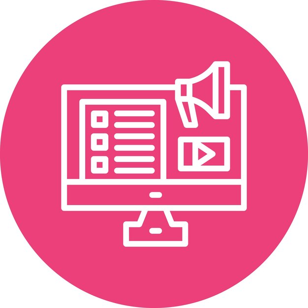 Online Marketing vector icon illustration of ECommerce iconset
