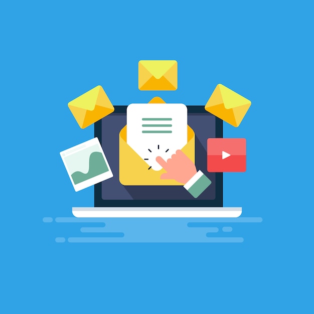 Opening email illustration