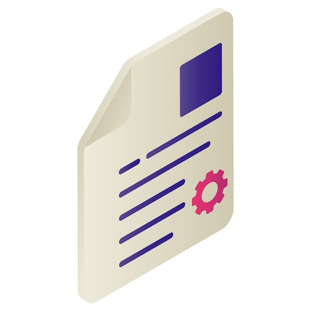 Operating System File isometric Concept Os Interface Vector Design Cloud computing and Internet