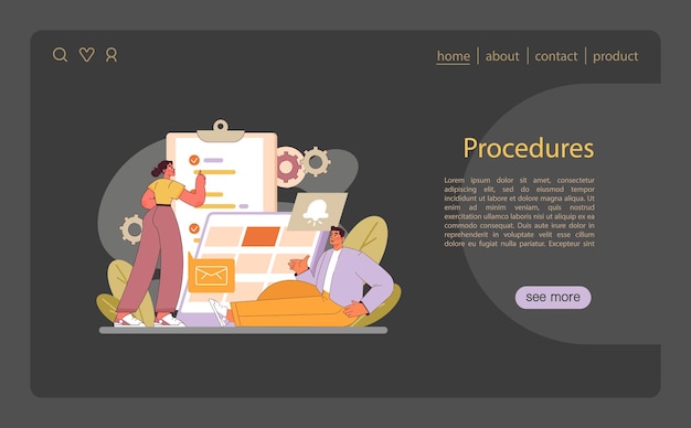 Operational workflow optimization concept streamlining tasks for business efficiency simplifying