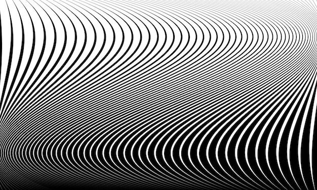 Optical Illusion of Wavy Lines