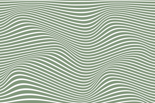 Optical Illusion with Wavy Lines