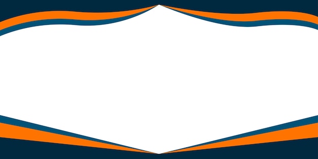 Orange and Blue Simple Modern Background