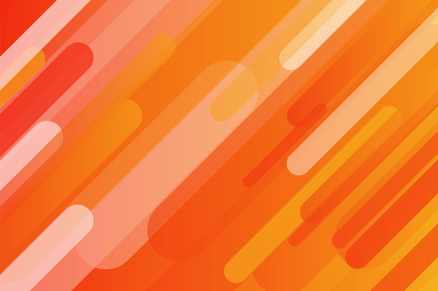 Orange gradient background Diagonal rounded shape