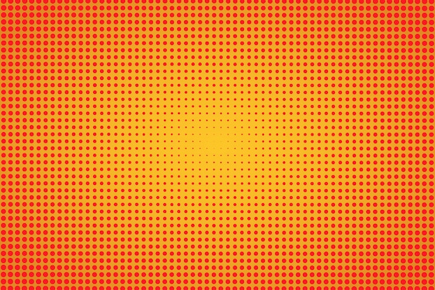 Orange retro halftone background. Halftone texture. illustration
