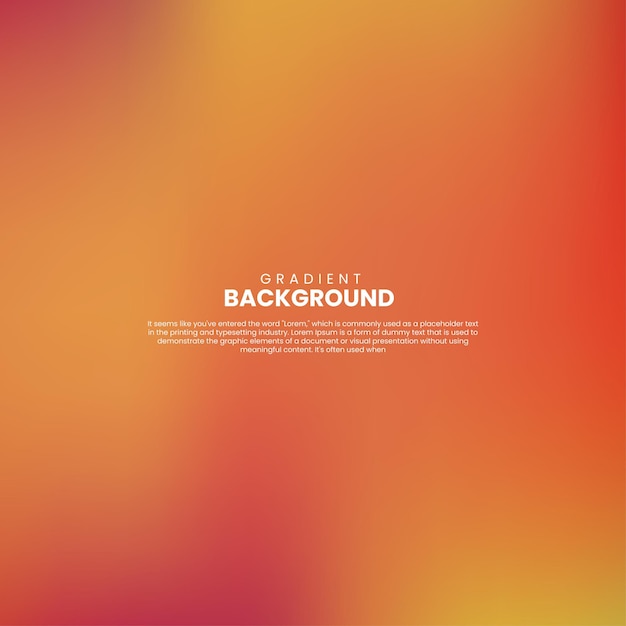 orenge luxury gradient background
