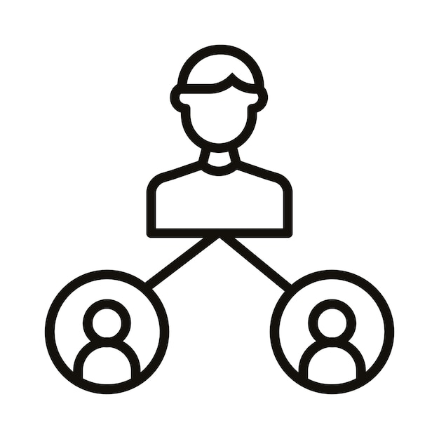Organization Line Illustration