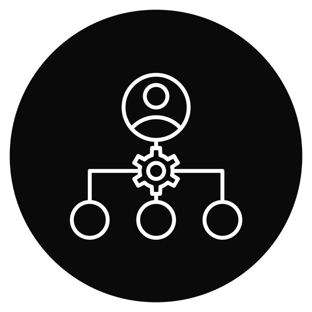 organizing icon vector image can be used for life skills