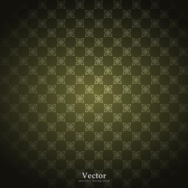 ornamental vector pattern arabesque and floral golden elements