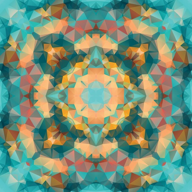 Ornate floral seamless texture endless pattern with vintage mandala elements