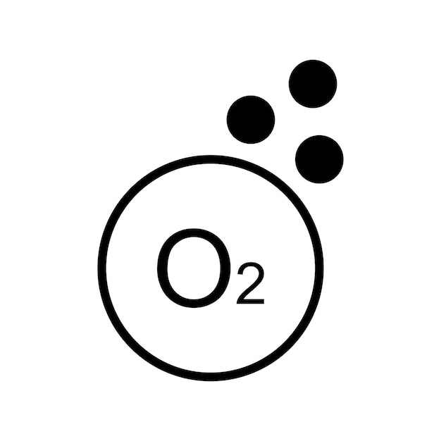 oxygen icon vector