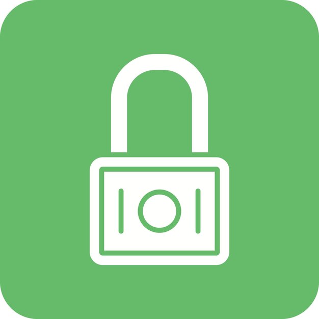 Padlock icon vector image Can be used for Protection and Security