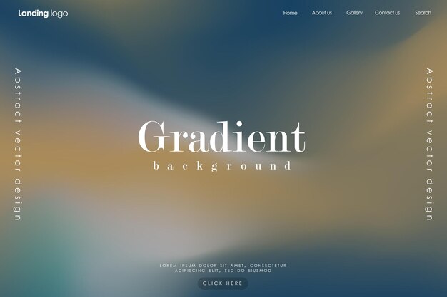 Page design inspiration with abstract background Shades of golden gradient background pattern