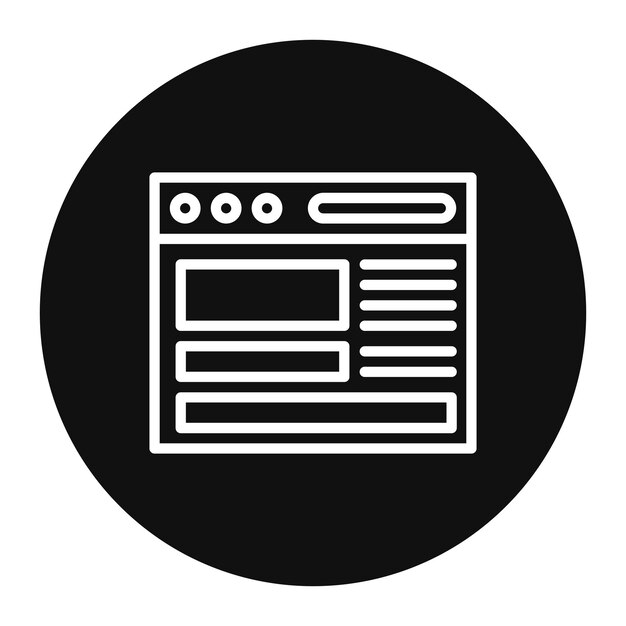 Page Layout Vector Illustration
