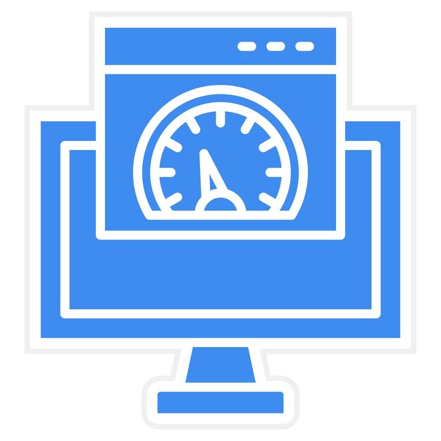 Page Speed icon vector image Can be used for SEO and SEM